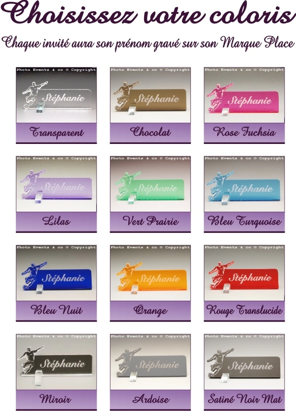 Nuancier porte nom Football